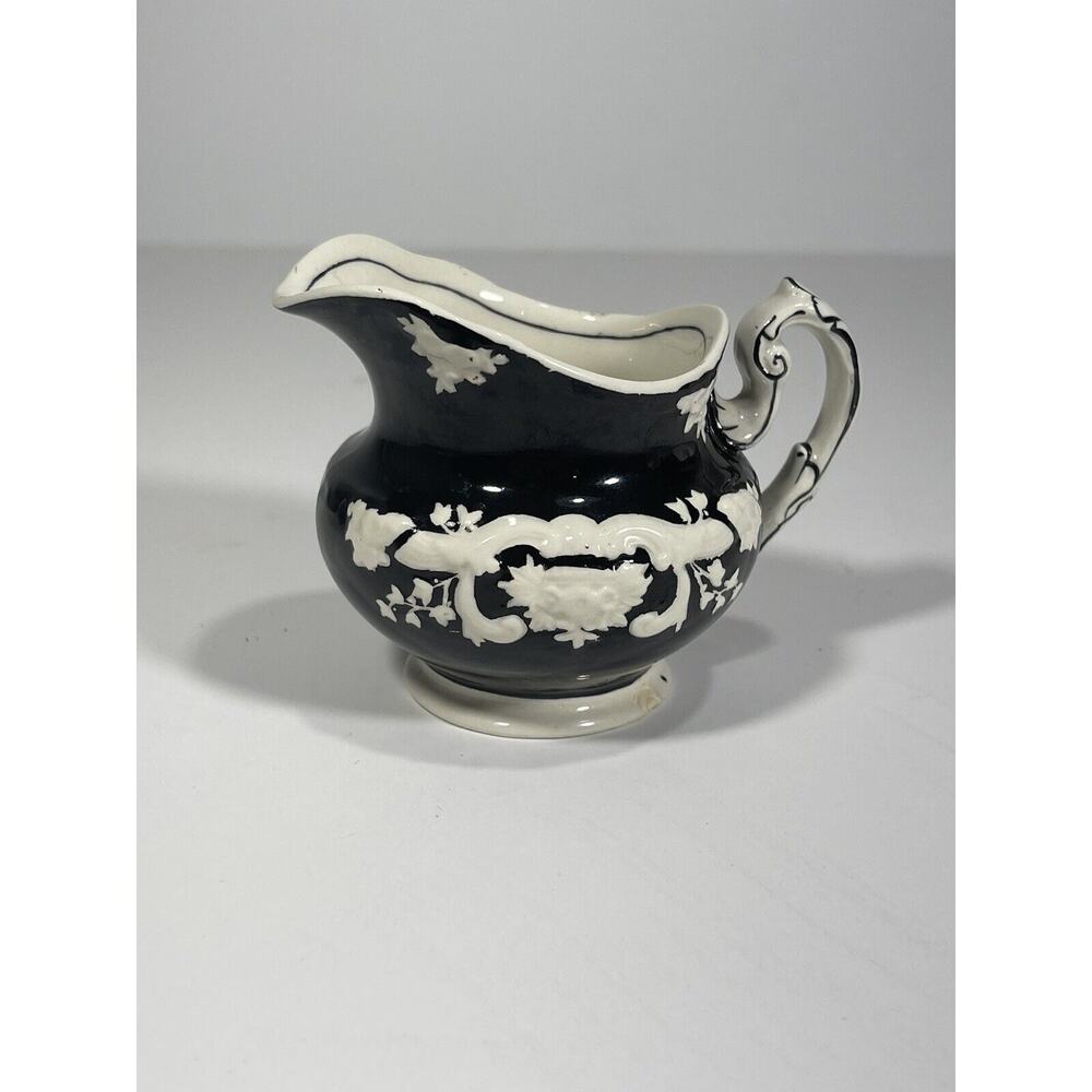 Marlborough George Jones‎ and Sons Rare Vintage Back White Creamer Made England